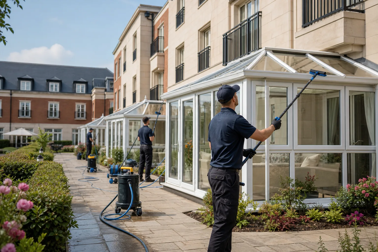 Conservatory Cleaning finished at a Cardiff property