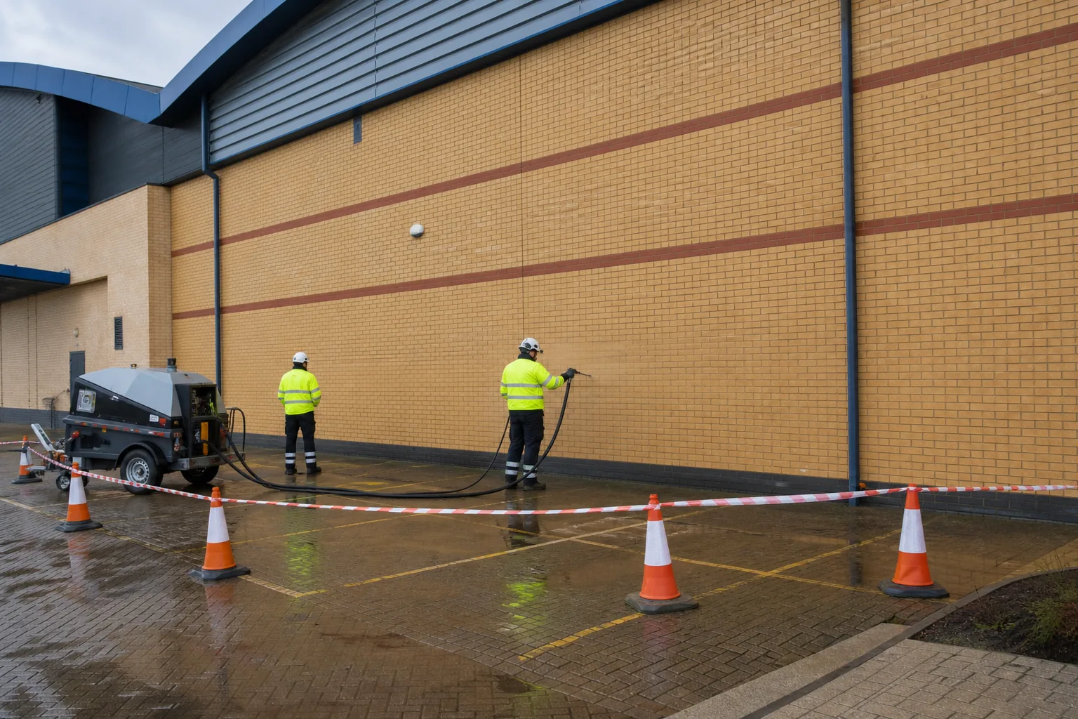 Graffiti Removal finished at a Cardiff property